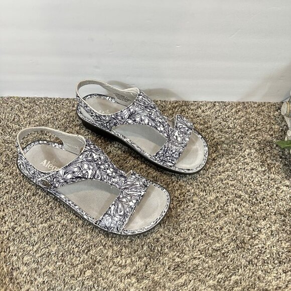 Alegria Kendra Vineland Comfort Leather Sandal US 10.5-11 Wide Ken-769 Floral - Picture 4 of 9